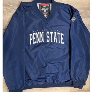 Franchise Club Penn State Nittany Lions Pullover Windbreaker Navy Blue 3XL